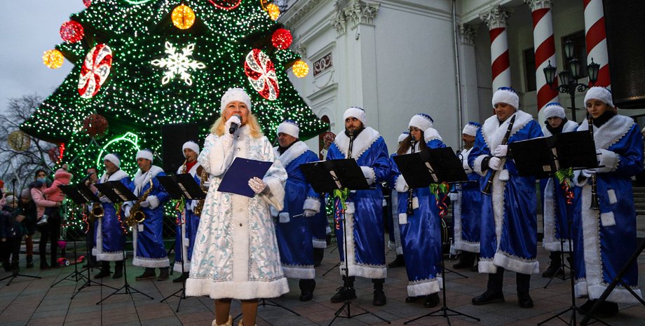 новый год, елка, праздники, одесса, шансон
