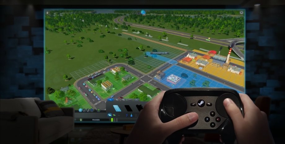 Steam видеоигры, Steam Concole, Steam Controller, видеоигры, устройства для видеоигр, стационарная консоль Steam, консоль видеоигры, консоль видеоигры