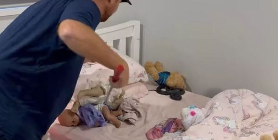 Родители из Квинсленда нашли змею в колыбели своей дочери, как рептилия оказалась в кроватке ребенка, курьезы