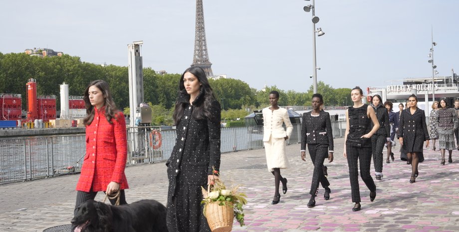 Chanel, новая коллекция, показ, гости показа
