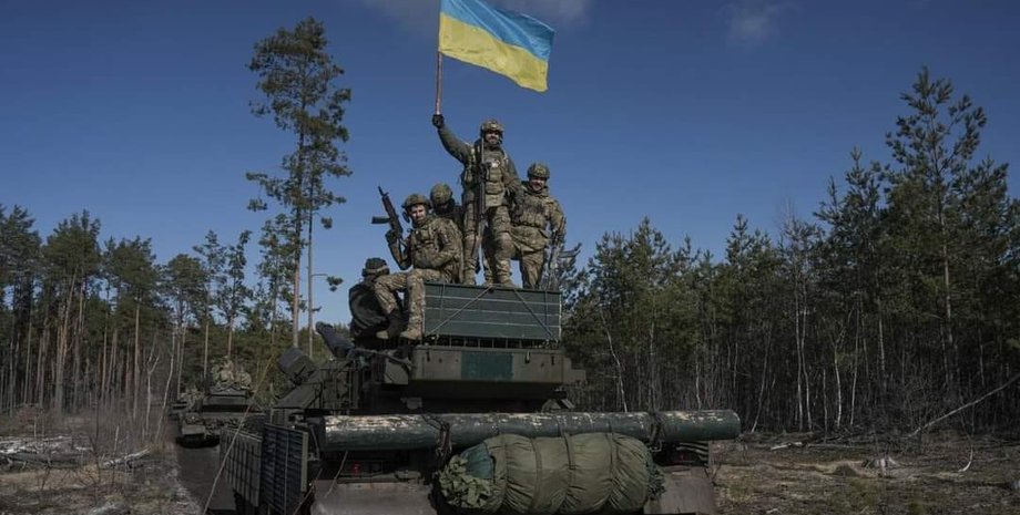 бойцы ВСУ, танк ВСУ