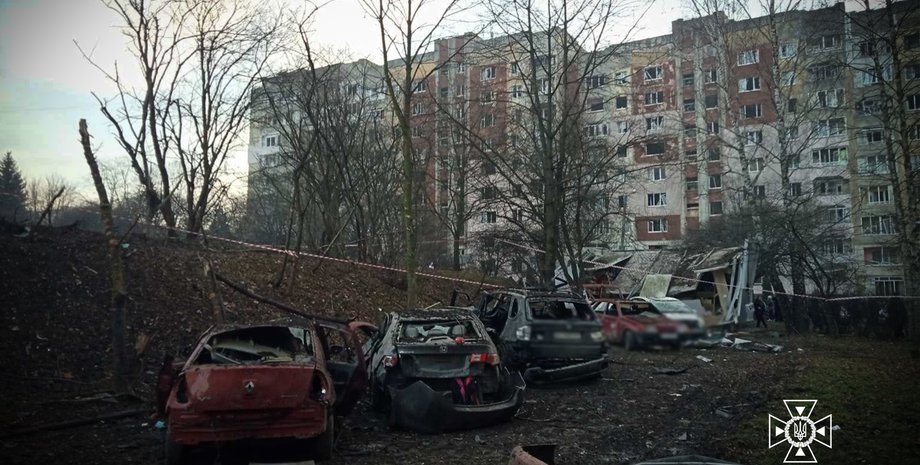 Ракетный удар по Львову, атака на Львов, война в Украине, вторжение России