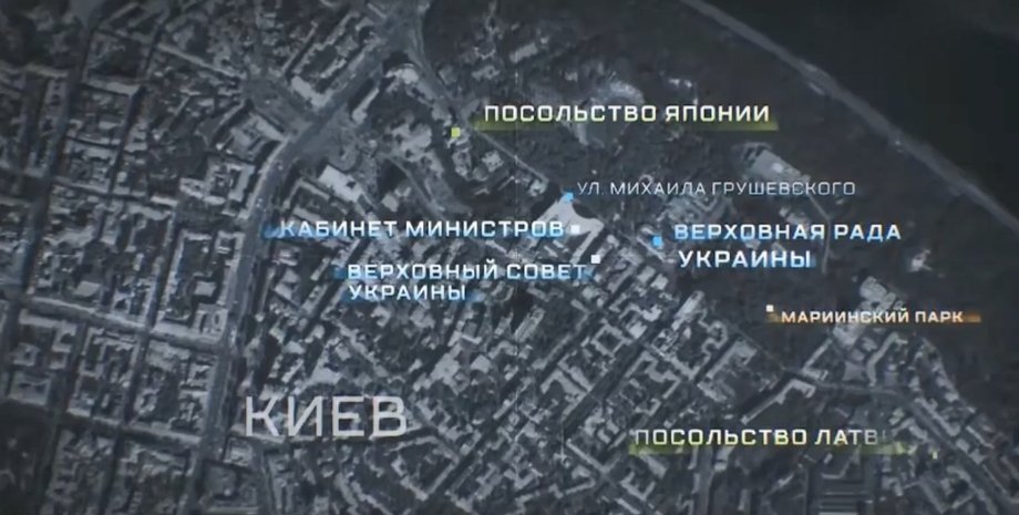 скриншот відео з погрозами РФ на 9 травня