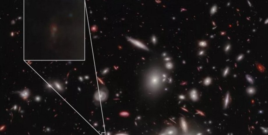 галактика, JD1, самая тусклая галактика, самая темная галактика, телескоп Джеймс Уэбб