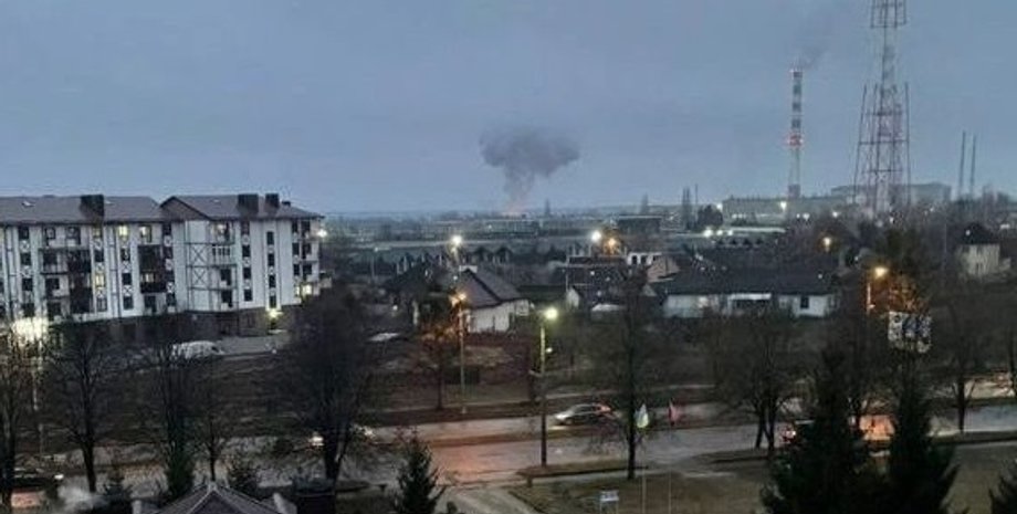 луцк, взрыв, аэродром, война с россией