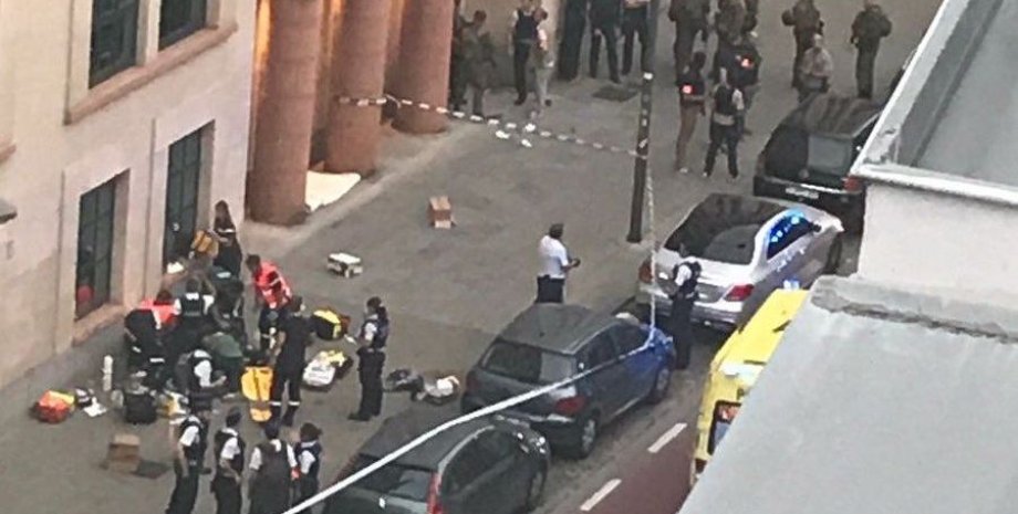 Нападение в центре Брюсселя / Фото: twitter.com/guyelster