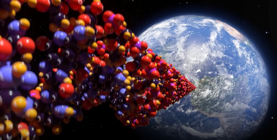 Земля, атомы