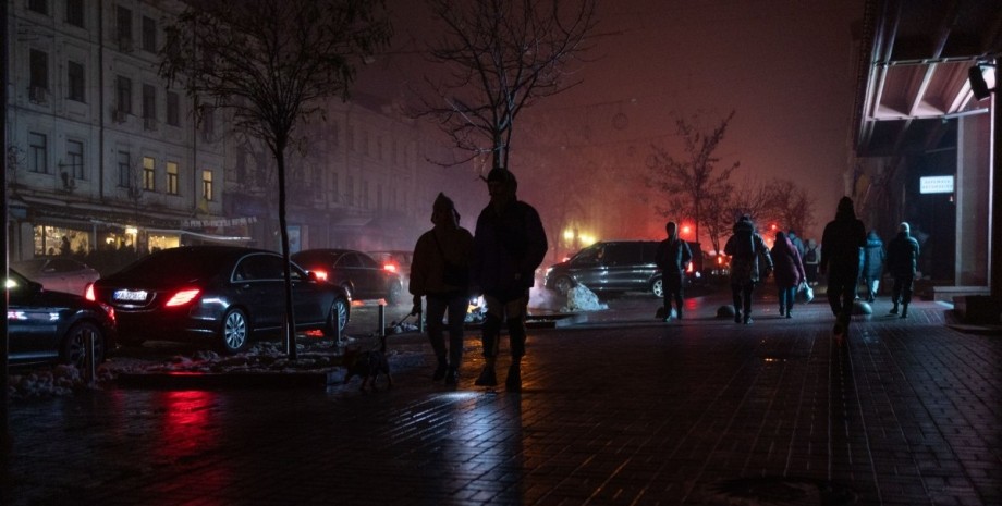 Аварийные отключения свет электроэнергия Киев блэкаут