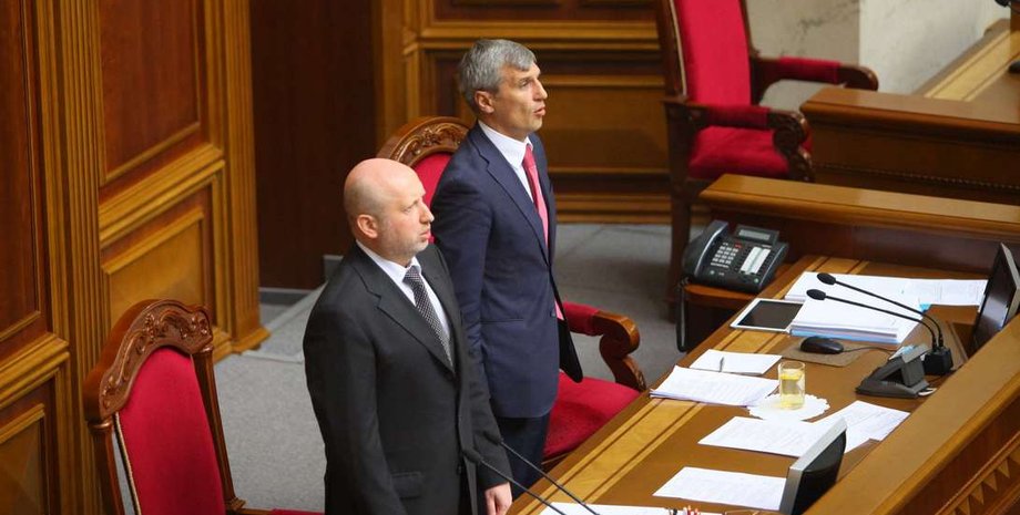 Александр Турчинов и Руслан Кошулинский / Фото пресс-службы Верховной Рады