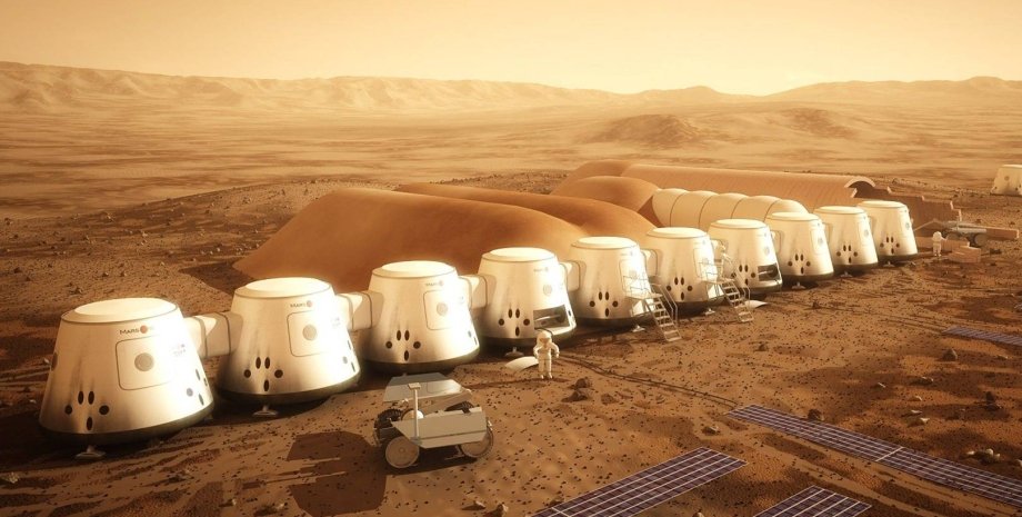 Так должна была выглядеть марсианская колония. Mars One