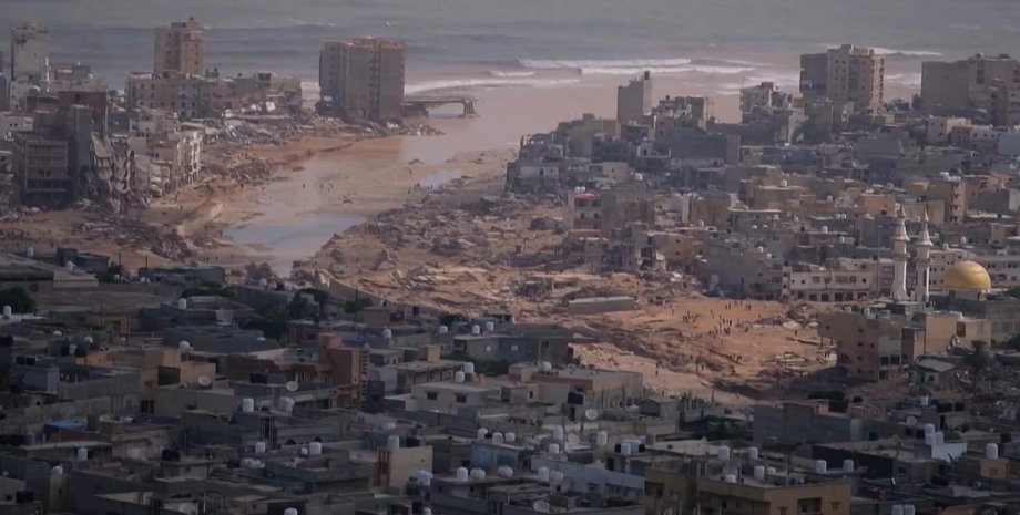 Катастрофа, наводнение, Ливия, фото