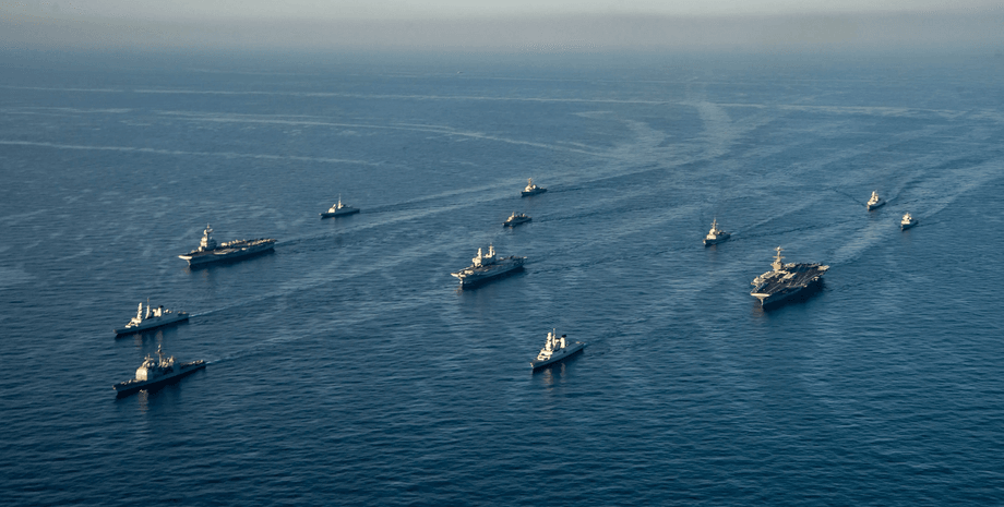 учения авианосцев