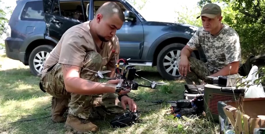 Изображение украинского FPV-дрона