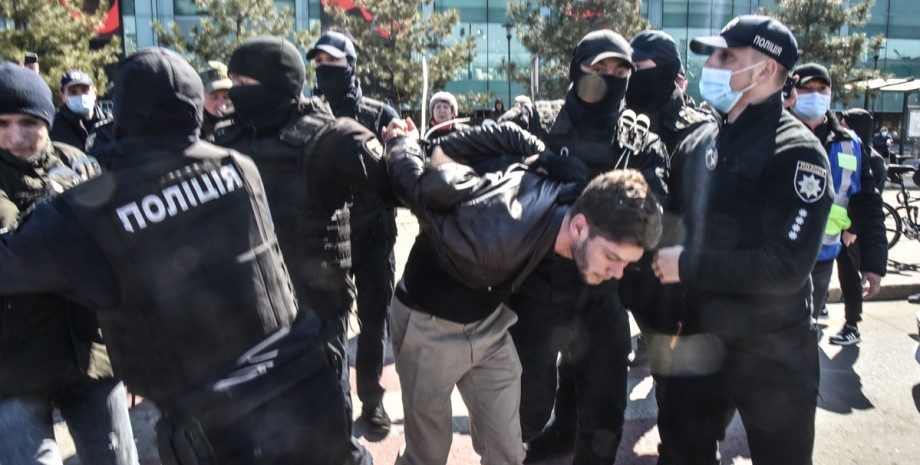 акція, затримання, мітинг, тарифи, комуналка, ціни, Одеса, 10 квітня