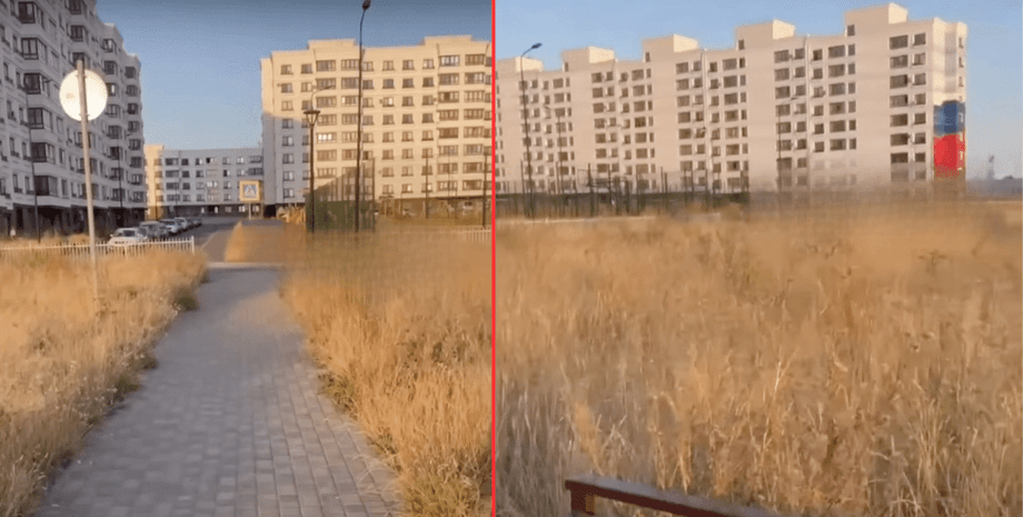 Після візиту Володимира Путіна ЖК Нєвський у Маріуполі втратив презентабельний вигляд