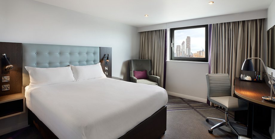 интерьер номеров сети Premier Inn