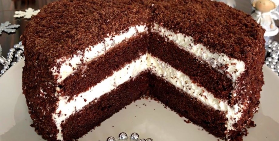 Как приготовить Шоколадным торт на кефире рецепт пошагово