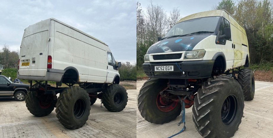 Ford, Ford Transit, Монстр-трак, Авто, Автомобили, Продажа, Фото, Тюнинг, Фургон