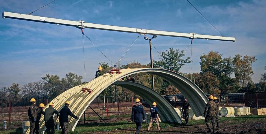 Ангар UBM в Польше строительство ангара UBM в Польше