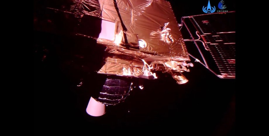 китайский аппарат Tianwen-1, селфи, видео, космос, Марс