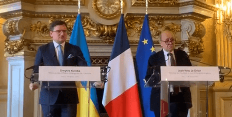 Дмитрий Кулеба, Владимир Путин, Нормандская четверка, Донбасс, Жан-Ив ЛеДриан