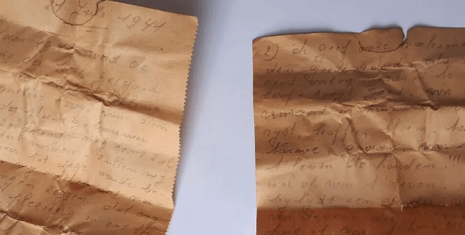 Лист із минулого, старовинний лист, послання, записка, послання в майбутнє, послання майбутнім поколінням, будівельник, на горищі