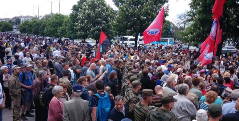 9 мая в Запорожье / Фото: Радио Свобода