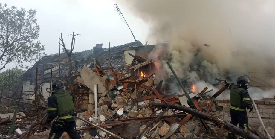 Одесская область, ракетный обстрел, разрушение дома