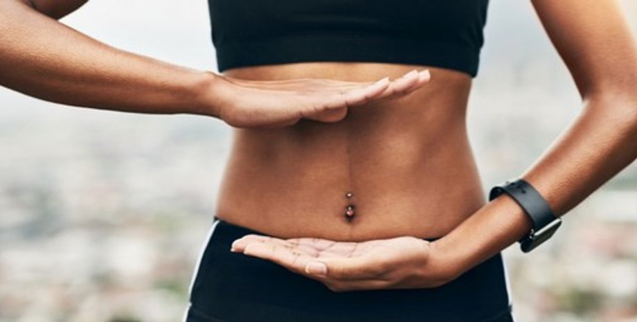 живіт, жінка