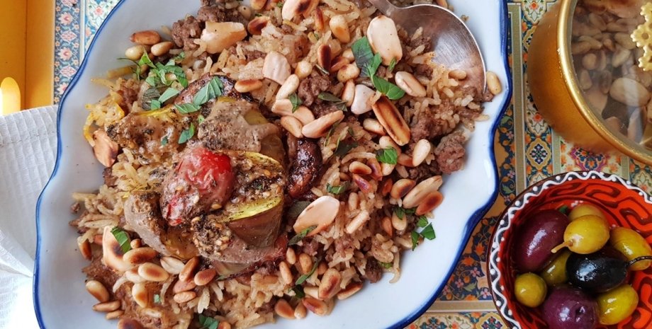 мансаф, что такое мансаф, иорданская кухня, восточная кухня
