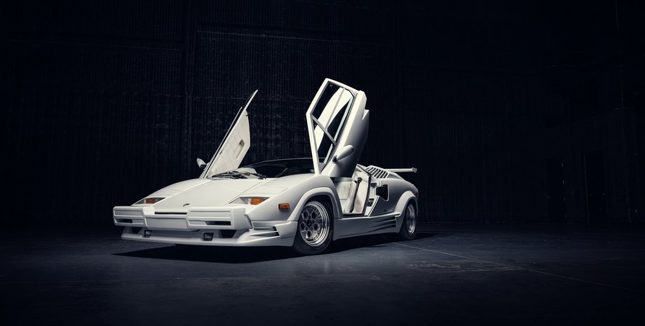 Lamborghini Countach, суперкар Lamborghini, Волк с Уолл-стрит, авто с фильма волк с уолл стрит, леонардо ди каприо