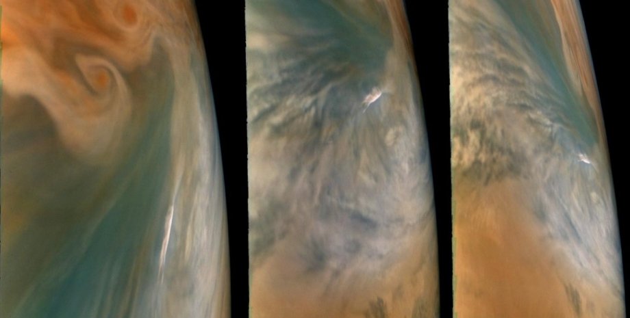 Юпитер, циклоны