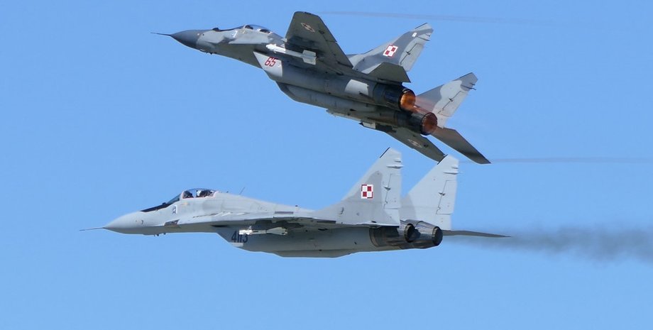 Польща, авіація, МіГ-29, вищий пілотаж