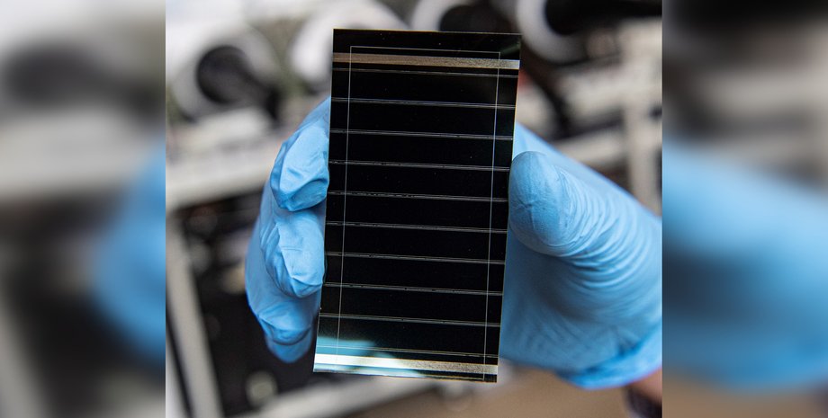 Сонячна панель, сонячний елемент, перовскіт, фото