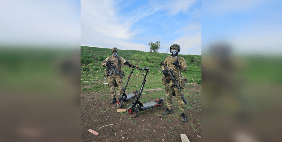 российские солдаты самокаты