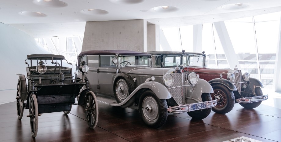 музей Мерседес, Mercedes-Benz, Daimler Motor Car, представительское авто, роскошное авто