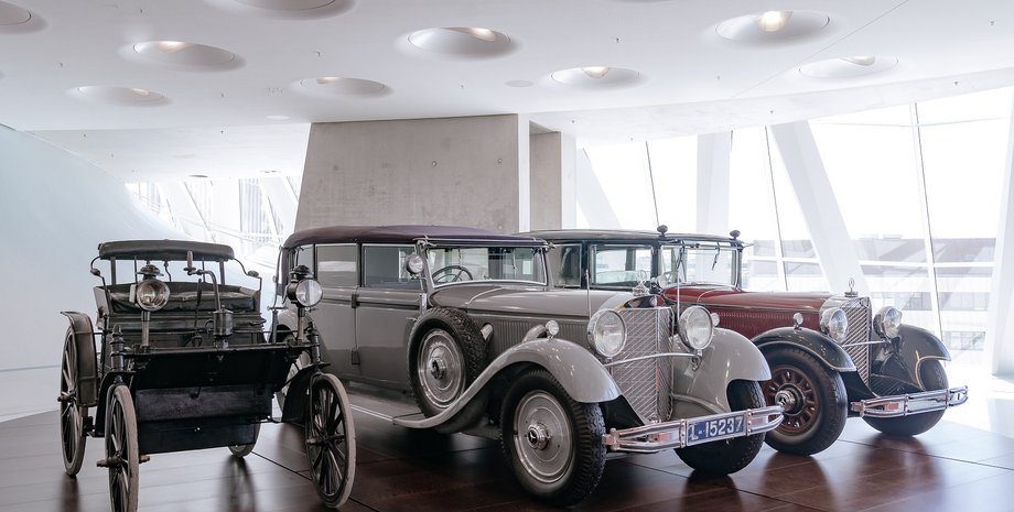 музей Мерседес, Mercedes-Benz, Daimler Motor Car, представительское авто, роскошное авто