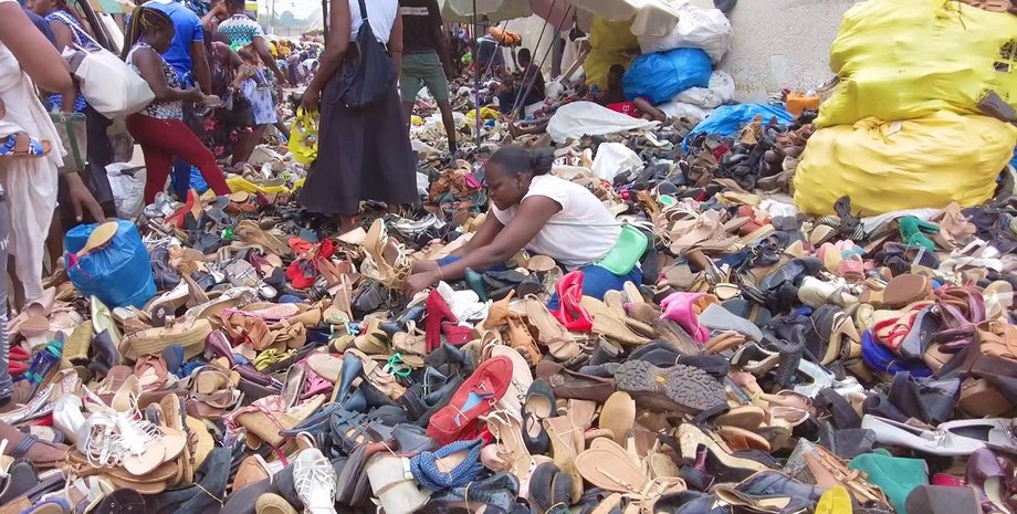 быстрая мода, гана, одежда, европа, секонд-хенд