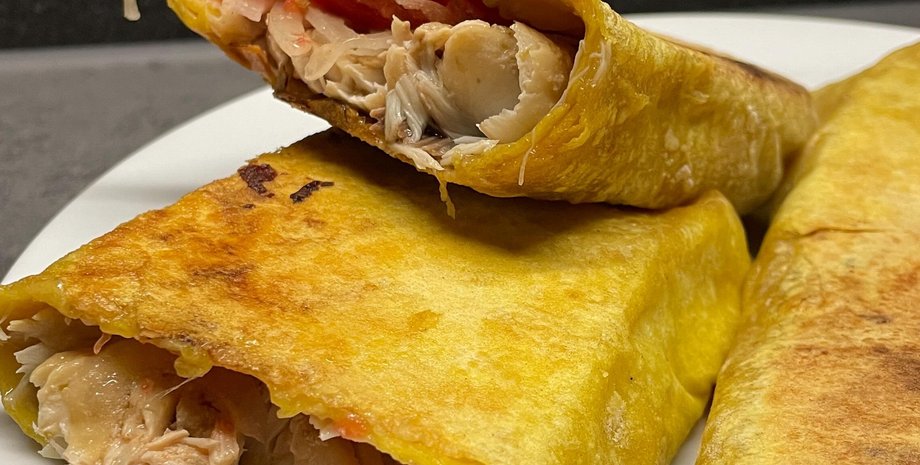 скумбрия в лаваше