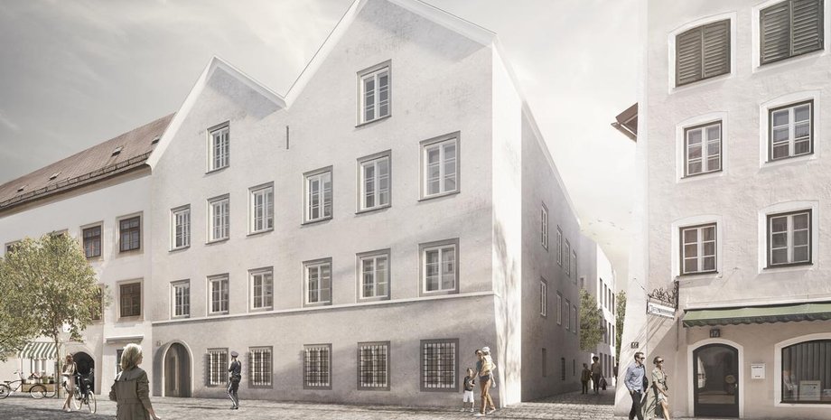 Дом Гитлер, Дом родился Гитлер, Дом Адольф Гитлер, дом Гитлер Браунау-ам-Инн, дом Гитлер Браунау