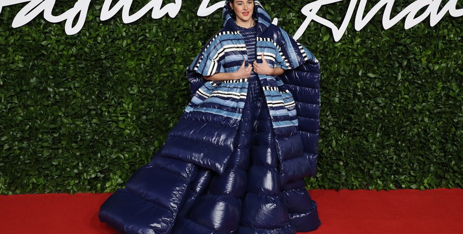 шейлин вудли, пуховик, антитренд сезона, тренд сезона, немодный пуховик