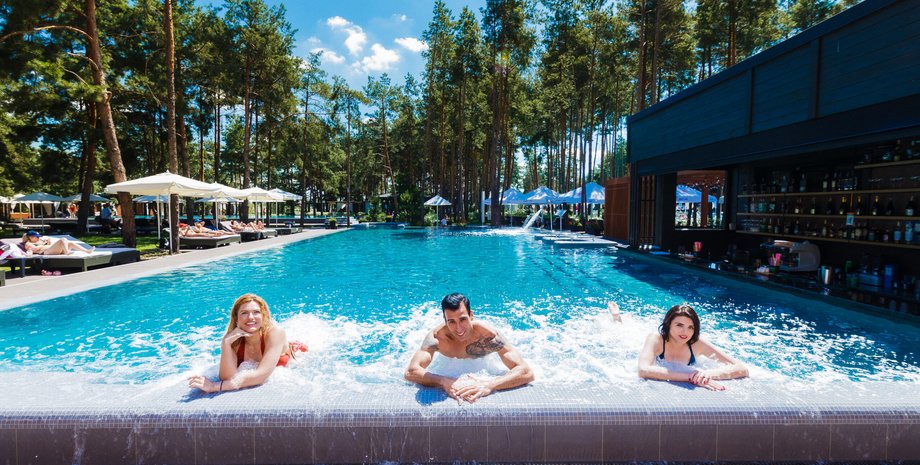 отдых, загородный отель, отдых возле киева, бассейн