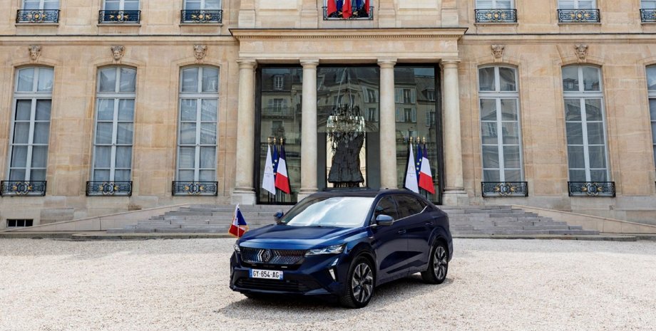 Renault Rafale, Эмманюэль Макрон, авто Макрона, президентское авто, президентское авто
