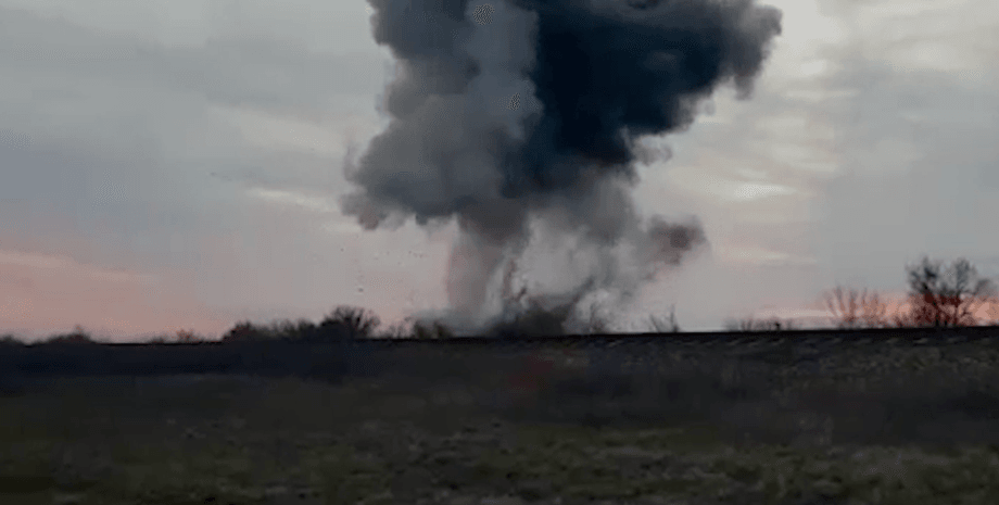 взрыв, железная дорога, херсонская область