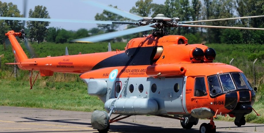 Вертоліт Мі-171Е, модифікація Мі-8 РФ, Аргентина вертольоти, Аргентина техніка для України, антарктичний вертоліт Мі-171Е