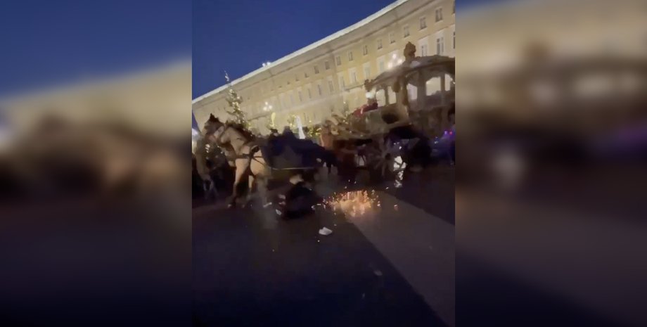 санкт-петербург карета коні