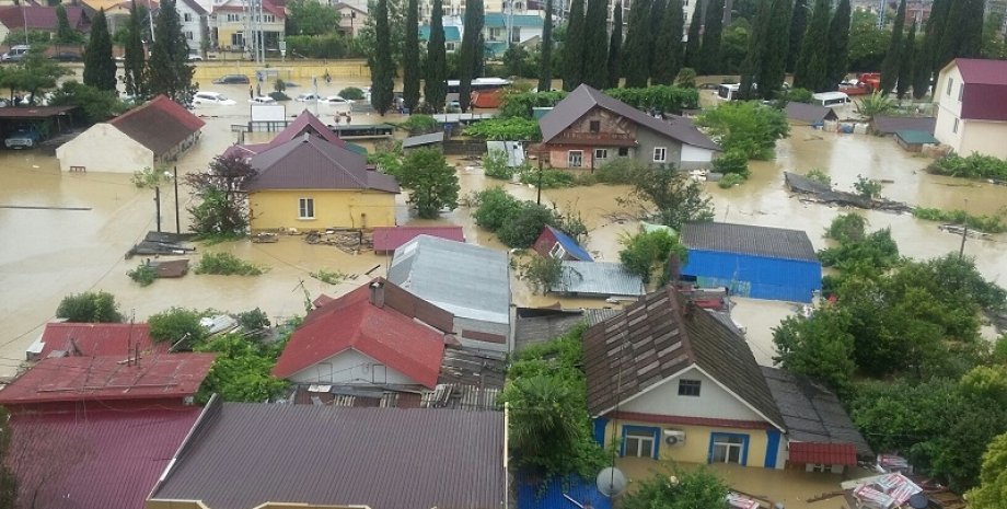Наводнение в Сочи / Фото из открытых источников