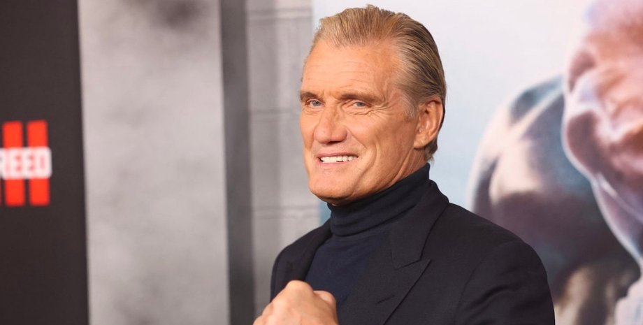 дольф лундгрен, американский актер дольф лундгрен, лундгрен на прогулке с Эммой Крокдал