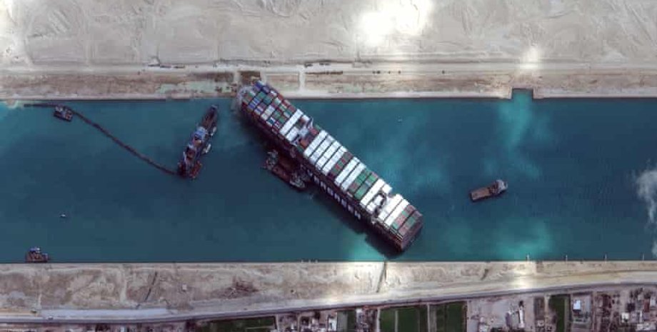 контейнеровоз, Ever Given, суэцкий канал