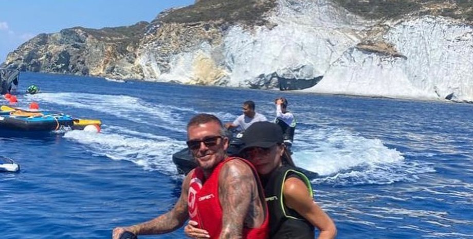 Бекхем, Вікторія Бекхем, відпочинок